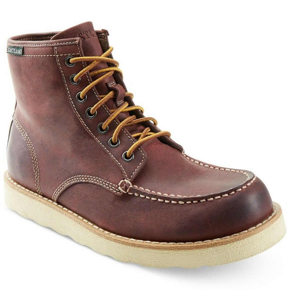 Eastland Lumber Up Leather Boot Mens Oxblood Red - Picture 1 of 8